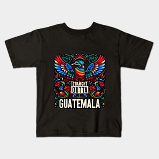 Straight Outta Guatemala Kids T-Shirt